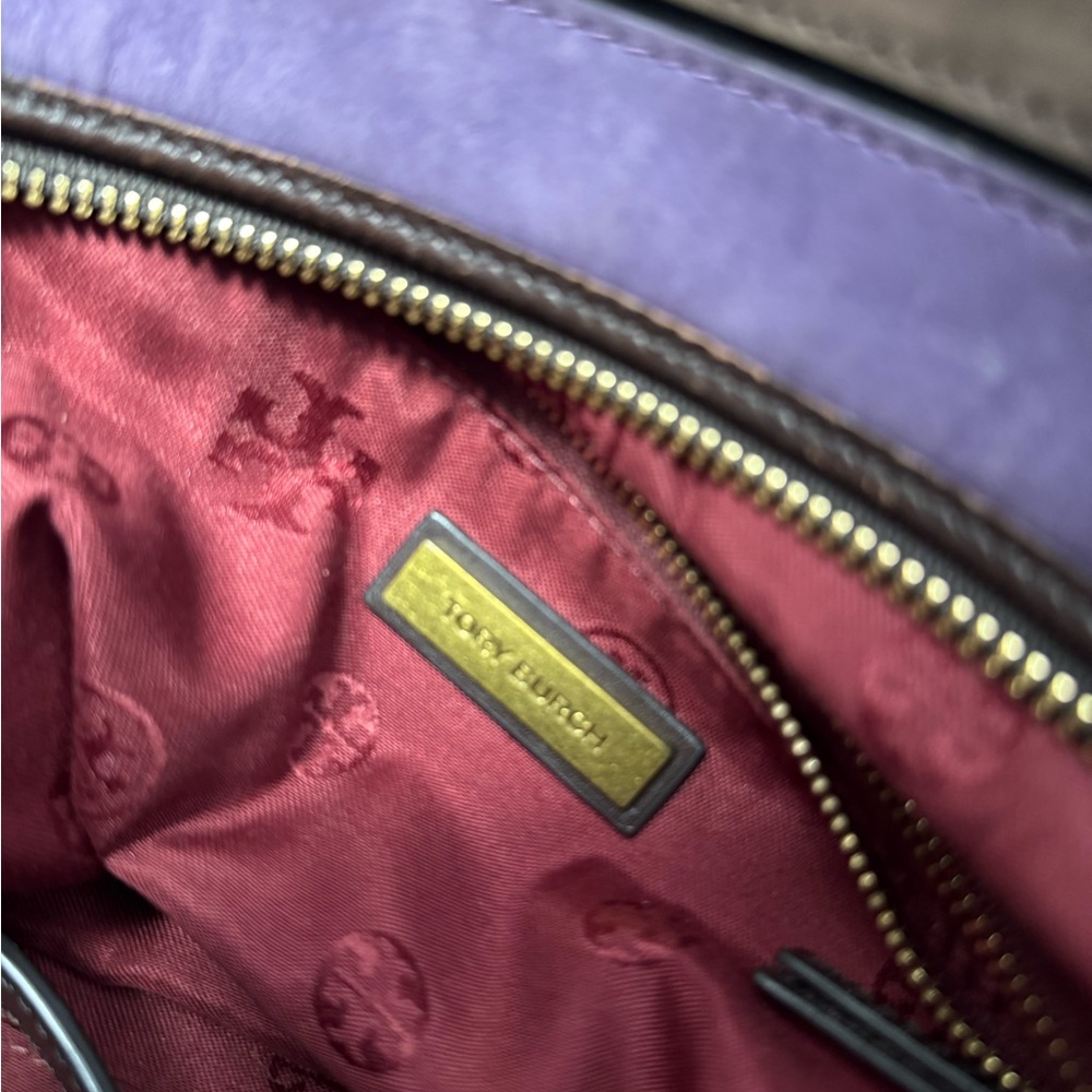 Tory Burch Multicolor Suede Patchwork Runway Doct… - image 4